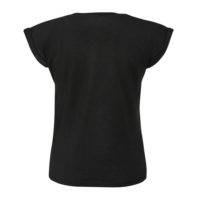 Noir - Back - SOLS - T-shirt manches courtes MELBA - Femme