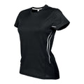 Noir-Argent - Front - Kariban Proact - T-shirt sport - Femme