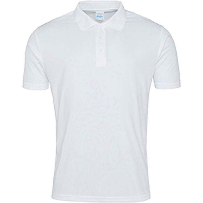 Blanc arctique - Back - AWDis Just Cool - Polo - Homme