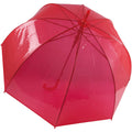 Rouge - Back - Kimood - Parapluie transparent