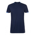 Bleu marine-Bleu roi - Front - SOLS Classico- T-shirt de football - Homme