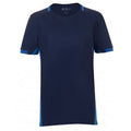 Bleu marine-Bleu roi - Front - SOLS - T-shirt football à manches courtes - Garçon