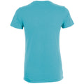 Bleu atoll - Back - SOLS Regent - T-shirt - Femme