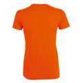 Orange - Back - SOLS Regent - T-shirt - Femme
