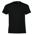 Noir - Front - SOLS - T-shirt à manches courtes - Garçon