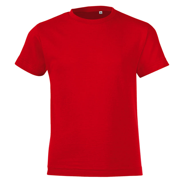 Rouge - Front - SOLS - T-shirt à manches courtes - Garçon
