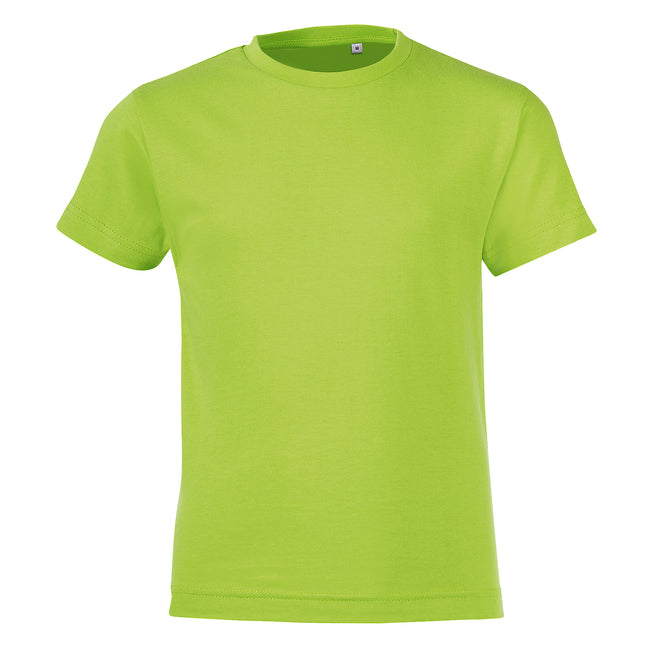 Vert pomme - Front - SOLS - T-shirt à manches courtes - Garçon