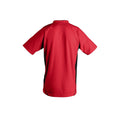 Rouge-Noir - Side - SOLS - T-shirt football à manches courtes