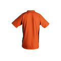 Orange-Noir - Side - SOLS - T-shirt football à manches courtes