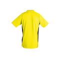 Jaune- Noir - Side - SOLS - T-shirt football à manches courtes