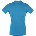 Bleu clair - Back - SOLS - Polo manches courtes PERFECT - Femme