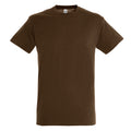 Marron - Front - SOLS - T-shirt REGENT - Homme