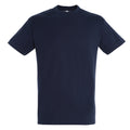 Bleu marine - Front - SOLS - T-shirt REGENT - Homme