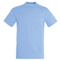 Bleu ciel - Front - SOLS - T-shirt REGENT - Homme