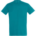 Bleu sarcelle - Back - SOLS - T-shirt REGENT - Homme
