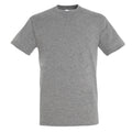 Gris chiné - Front - SOLS - T-shirt REGENT - Homme