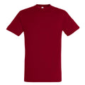 Rouge foncé - Front - SOLS - T-shirt REGENT - Homme