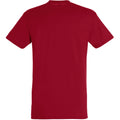 Rouge foncé - Back - SOLS - T-shirt REGENT - Homme