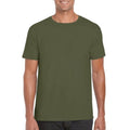 Vert kaki - Back - Gildan - T-shirt manches courtes SOFTSTYLE - Homme
