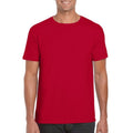 Rouge - Side - Gildan - T-shirt manches courtes SOFTSTYLE - Homme