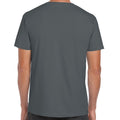 Gris charbon - Side - Gildan - T-shirt manches courtes SOFTSTYLE - Homme