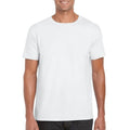 Blanc - Side - Gildan - T-shirt manches courtes SOFTSTYLE - Homme