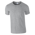 Gris chiné - Front - Gildan - T-shirt manches courtes SOFTSTYLE - Homme