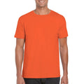 Orange - Side - Gildan - T-shirt manches courtes SOFTSTYLE - Homme