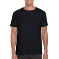 Noir - Back - Gildan - T-shirt manches courtes SOFTSTYLE - Homme