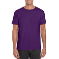 Violet - Back - Gildan - T-shirt manches courtes SOFTSTYLE - Homme