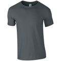 Gris charbon - Front - Gildan - T-shirt manches courtes SOFTSTYLE - Homme