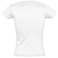 Blanc - Back - SOLS - T-shirt à manches courtes - Femme