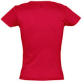 Rouge - Back - SOLS - T-shirt à manches courtes - Femme