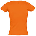 Orange - Back - SOLS - T-shirt à manches courtes - Femme