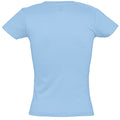 Bleu ciel - Back - SOLS - T-shirt à manches courtes - Femme