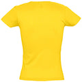 Jaune - Back - SOLS - T-shirt à manches courtes - Femme