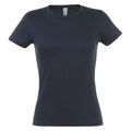 Bleu marine - Front - SOLS - T-shirt à manches courtes - Femme