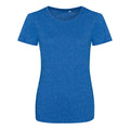 Bleu royal - blanc - Front - AWDis - T Shirt - Femme