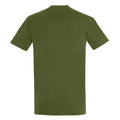 Vert kaki foncé - Back - SOLS - T-shirt manches courtes IMPERIAL - Homme