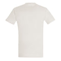 Blanc cassé - Back - SOLS - T-shirt manches courtes IMPERIAL - Homme