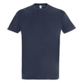 Bleu marine foncé - Front - SOLS - T-shirt manches courtes IMPERIAL - Homme