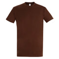 Marron - Front - SOLS - T-shirt manches courtes IMPERIAL - Homme