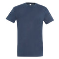 Bleu denim - Front - SOLS - T-shirt manches courtes IMPERIAL - Homme