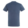 Bleu denim - Back - SOLS - T-shirt manches courtes IMPERIAL - Homme