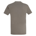 Gris clair - Back - SOLS - T-shirt manches courtes IMPERIAL - Homme
