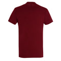 Rouge - Back - SOLS - T-shirt manches courtes IMPERIAL - Homme
