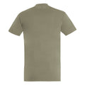Kaki - Back - SOLS - T-shirt manches courtes IMPERIAL - Homme