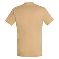 Beige foncé - Back - SOLS - T-shirt manches courtes IMPERIAL - Homme