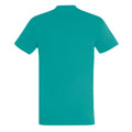 Bleu turquoise - Back - SOLS - T-shirt manches courtes IMPERIAL - Homme