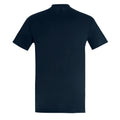 Bleu pétrole - Back - SOLS - T-shirt manches courtes IMPERIAL - Homme